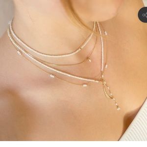 Anne Sportun Pearl Wrap Bracelet and Diamond Stardust Charm